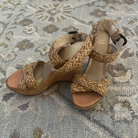 Stuart Weitzman Platform Wedge Sandals - Picture 4 of 7